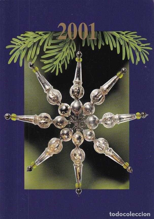 Timbres: D&iacute;ptico - Felicitaci&oacute;n navide&ntilde;a suiza / Suiza Helvetia 2001 - Navidad
