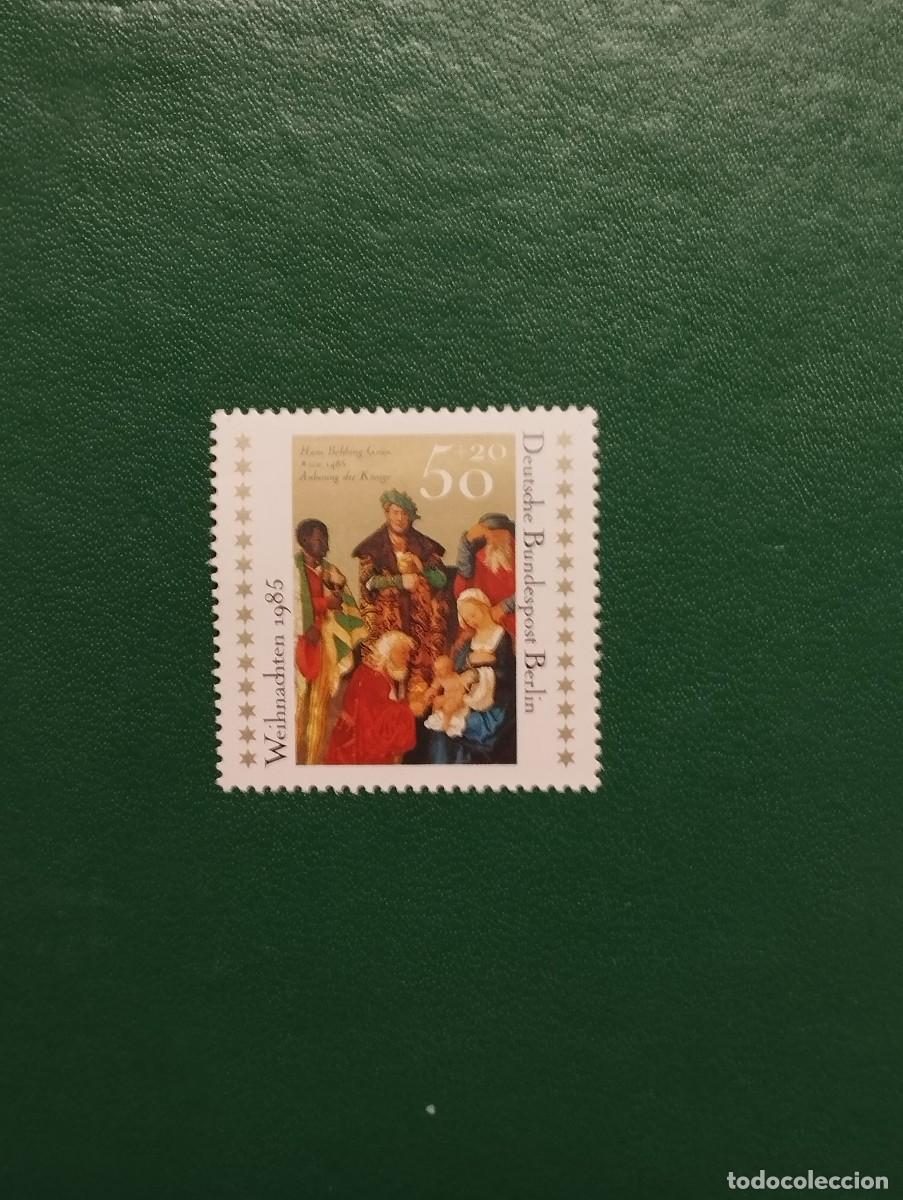Sellos: 09.08/ Alemania Berl&iacute;n.1985. Navidad. Serie completa en nuevo
