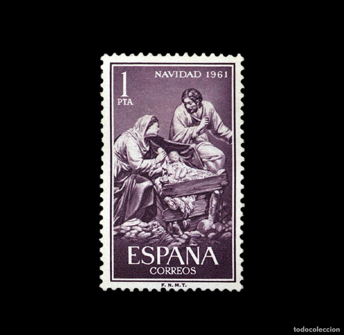 Briefmarken: Espa&ntilde;a 1961 | Navidad / Christmas | Ed: 1400 - Yv: 1073 - Mi: 1295 - SG: 1461 MNH **
