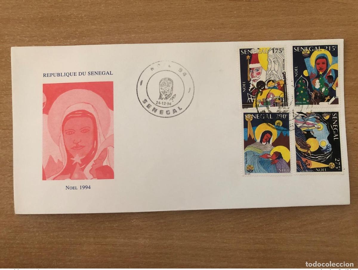 Sellos: Senegal 1994 FDC Mi. 1347 1350 Navidad