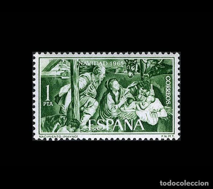 Sellos: Espa&ntilde;a 1965 | Navidad / Christmas (Mayno) | Ed 1692 - Yv 1354 - Mi 1585 - SG 1752 MNH **