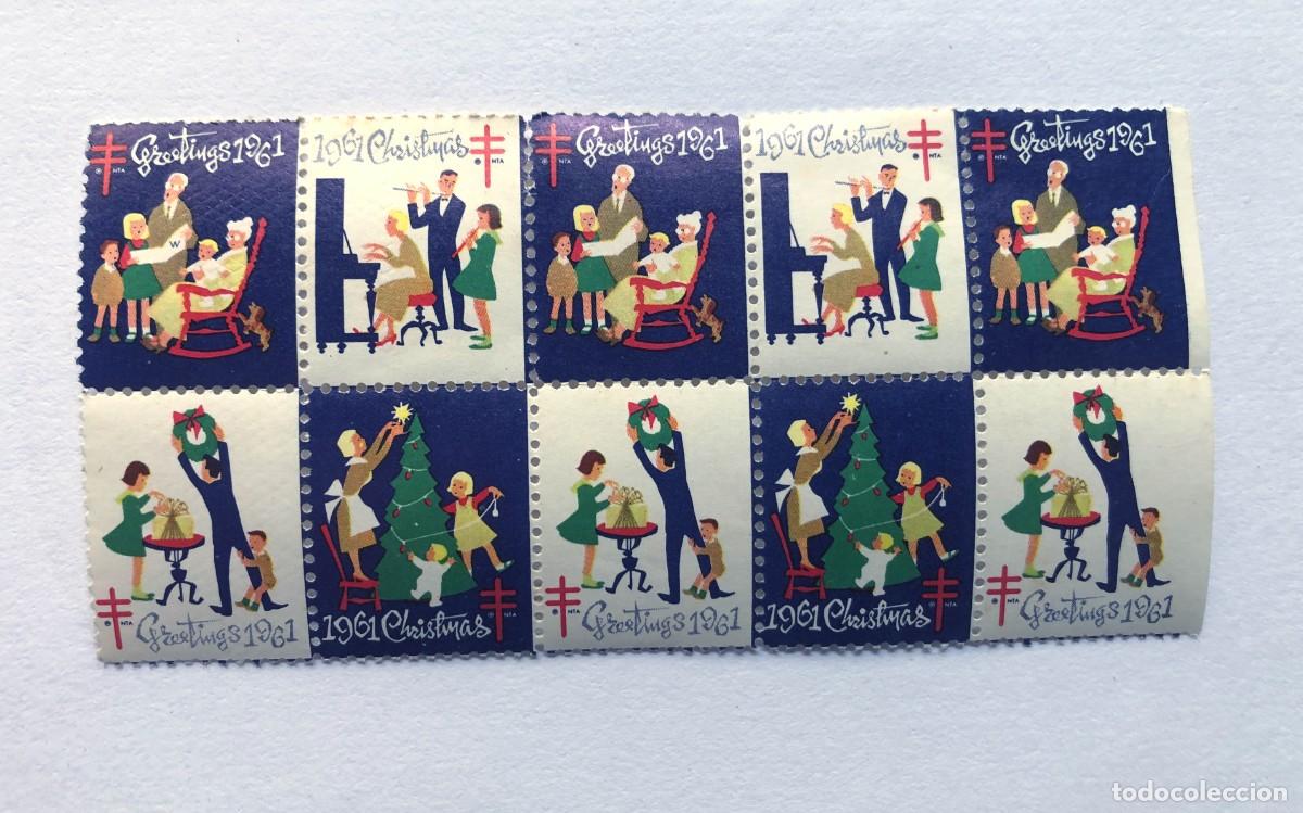Sellos: SELLOS DE NAVIDAD / A&Ntilde;O 1961