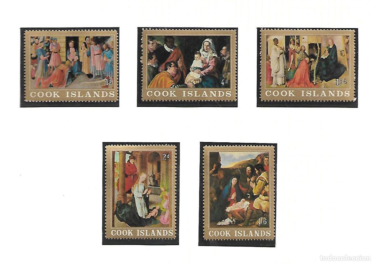 Sellos: TEMA NAVIDAD 1966 SERIE NUEVA DE LAS ISLAS COOK
