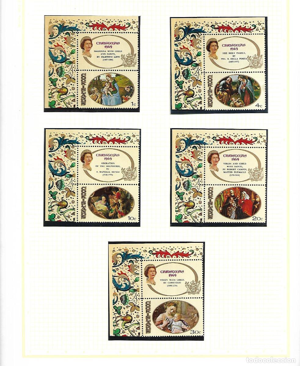 Sellos: TEMA NAVIDAD 1969 SERIE NUEVA DE LAS ISLAS COOK