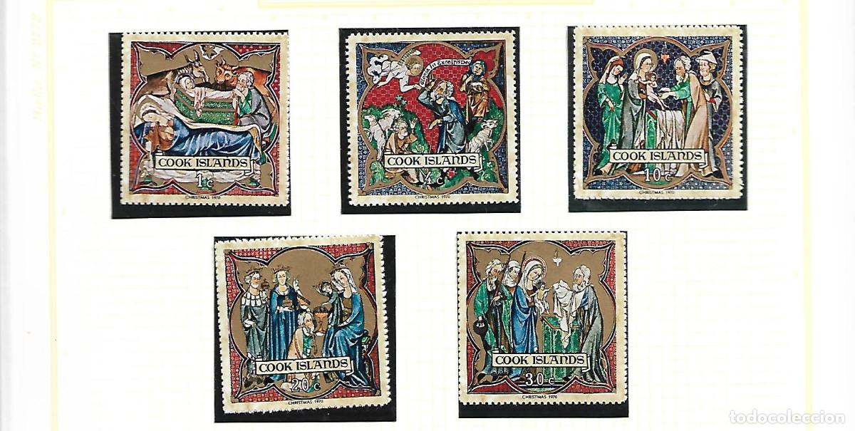 Sellos: TEMA NAVIDAD 1970 SERIE NUEVA DE LAS ISLAS COOK