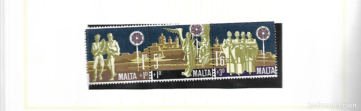 Sellos: TEMA NAVIDAD 1969 SERIE NUEVA DE MALTA