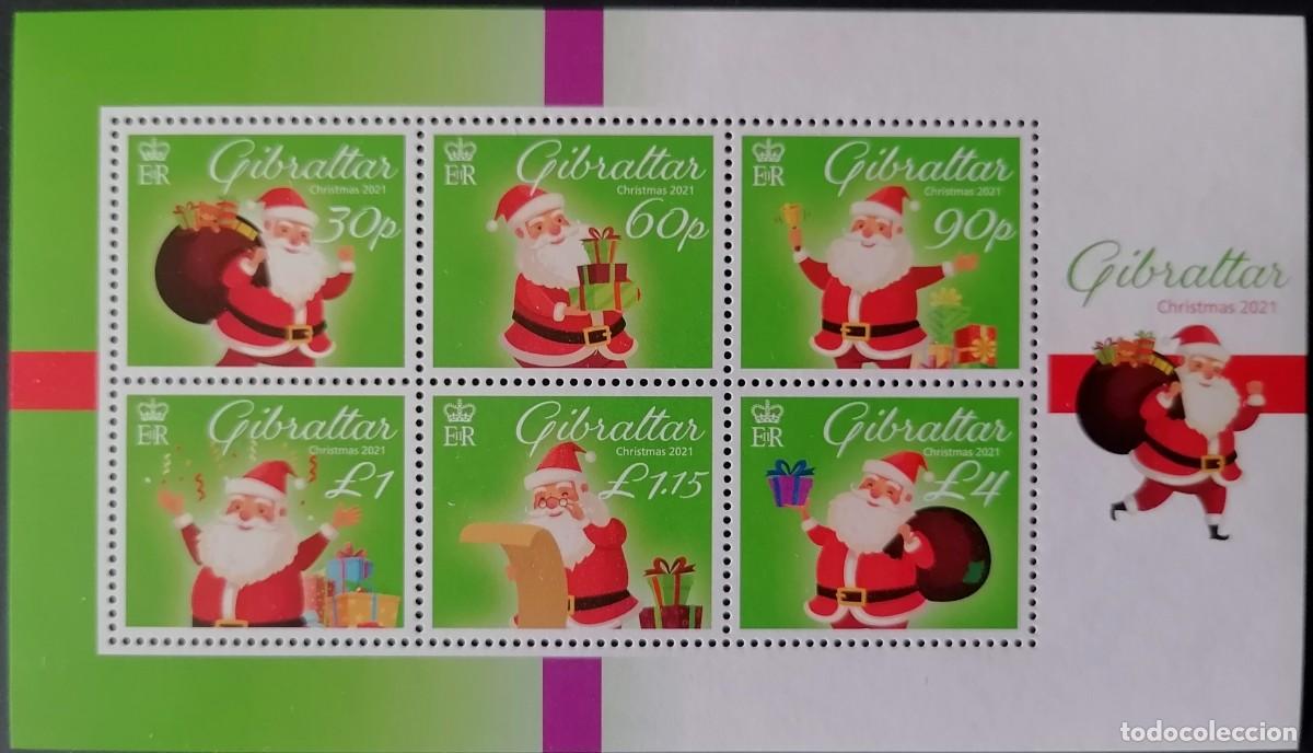 Sellos: GIBRALTAR 2021 - HB NAVIDAD .