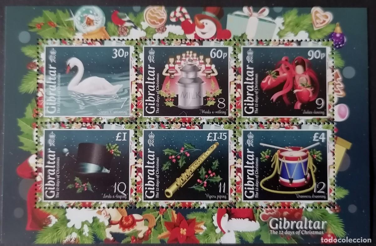 Sellos: GIBRALTAR 2022 - HB NAVIDAD .