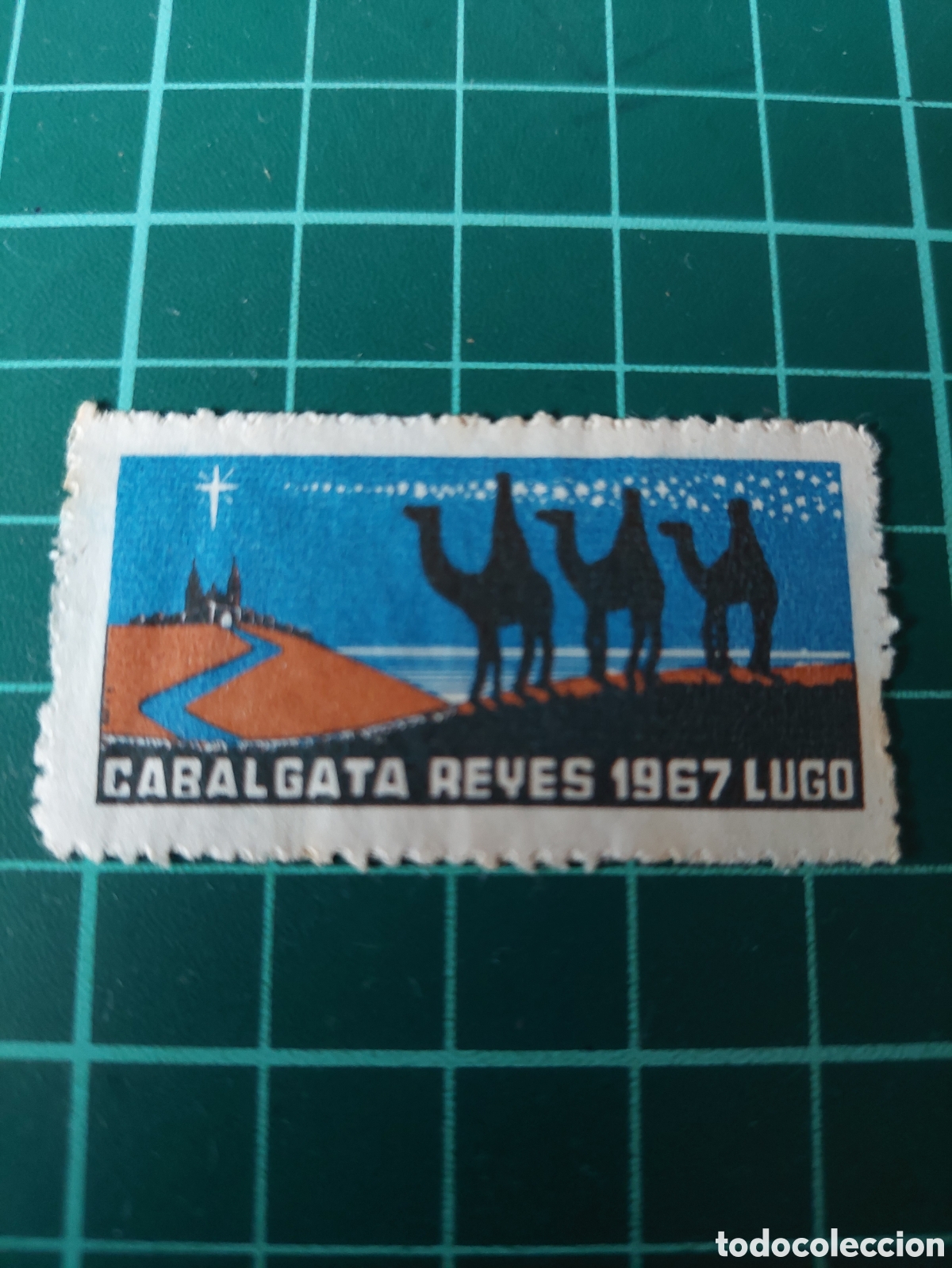 Sellos: VI&Ntilde;ETA 1967 LUGO CABALGATA REYES MAGOS