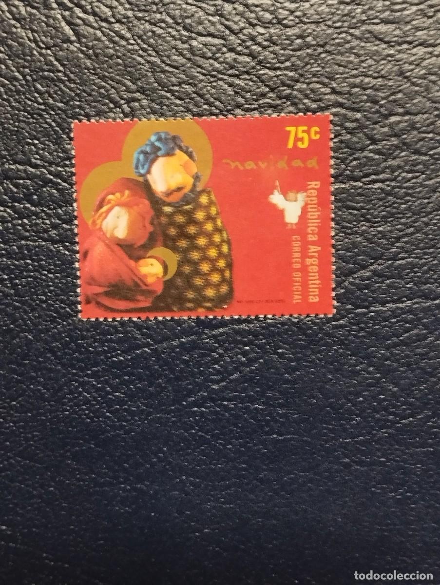 Sellos: 25.09/ Argentina.1993.Navidad. 75c. Sello suelto en nuevo