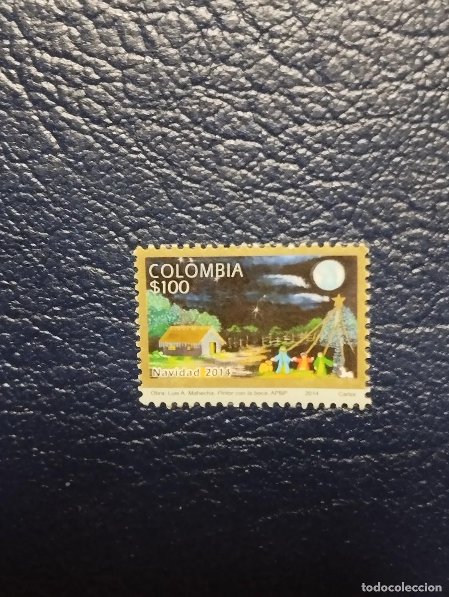 Sellos: 25.09/ Colombia.2014.Navidad. 100p. Serie completa en nuevo
