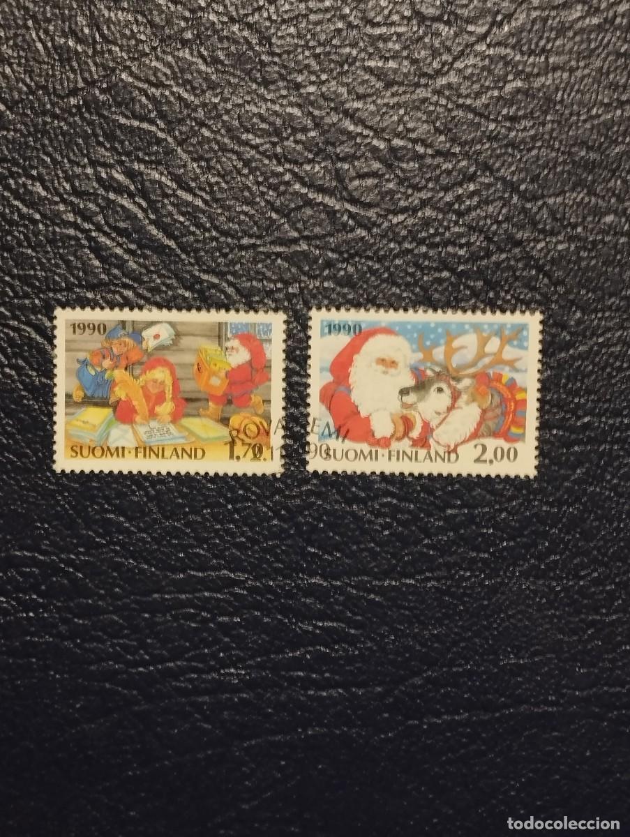 Sellos: 25.09/ Finlandia.1990.Navidad. Serie completa en usado