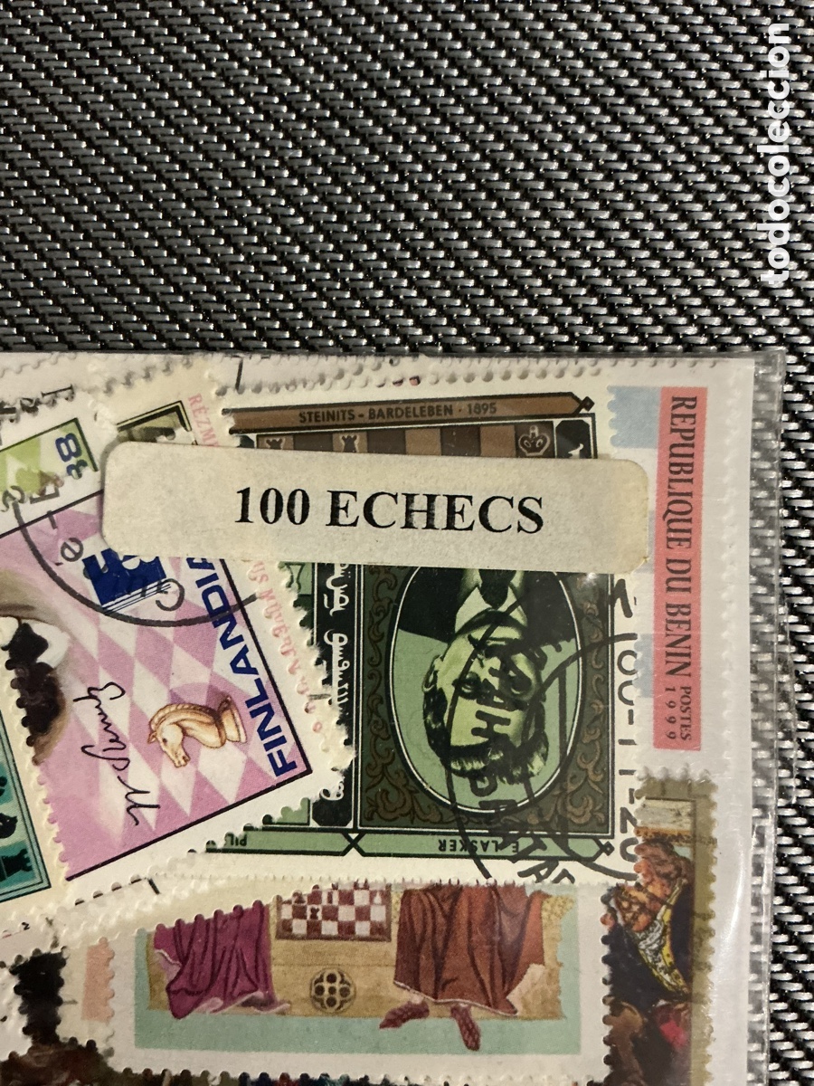 Sellos: 100 sellos de ajedrez de diversos pa&iacute;ses - Foto 2