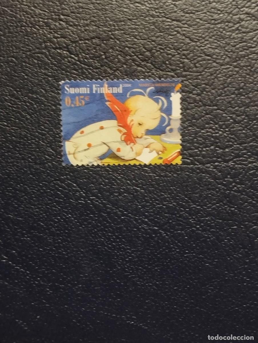 Sellos: 28.09/ Finlandia .2004.Navidad. 0,45eur. Sello suelto en usado