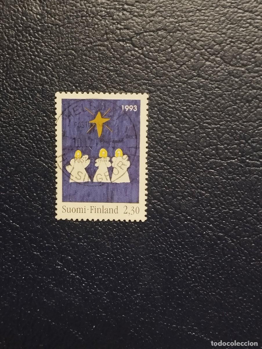 Sellos: 28.09/ Finlandia .Q1993.Navidad. Sello suelto en usado