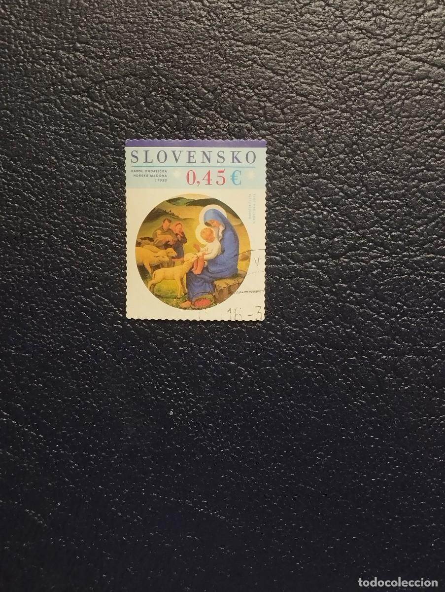 Sellos: 28.09/ Eslovenia.2015.Navidad. Autoadhesivo.Serie completa en usado