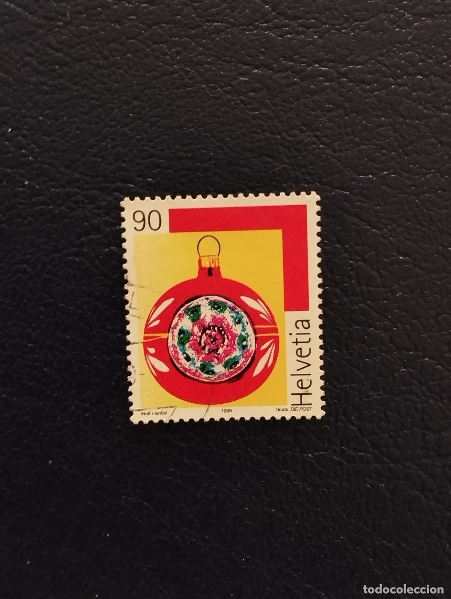 Sellos: 30.09/ Suiza.1999. Navidad. Sello suelto en usado