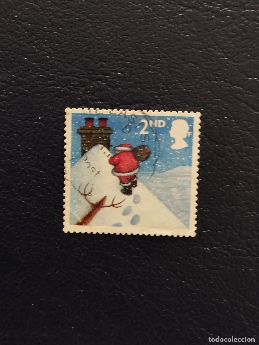 Sellos: 30.09/ Inglaterra. Navidad. 2nd. Serie completa en usado