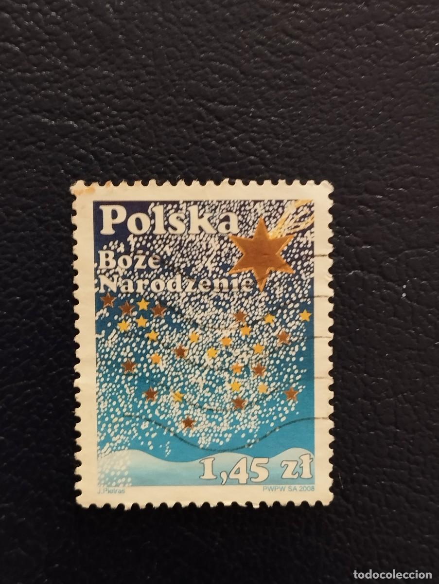 Sellos: 30.09/ Polonia.2008. Navidad. Serie completa en usado en usado