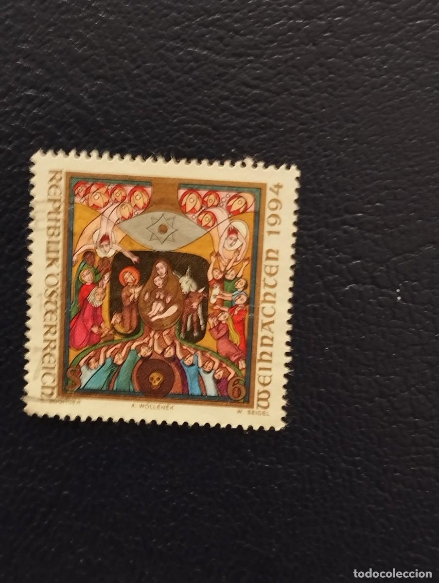 Sellos: 30.09/ Austria.1994. Navidad. Serie completa en usado en usado