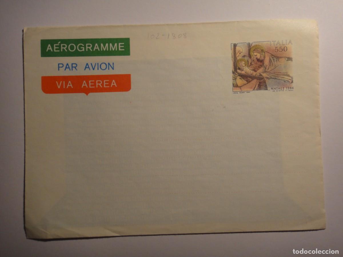 Stamps: Italia, Aerograma, tema Navidad. nuevo. a&ntilde;o 1984, - ref, 102/1808