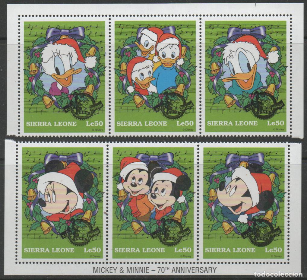 Sellos: SIERRA LEONA IVERT N&ordm; 2433, NAVIDAD 1997, NUEVO ***, SERIE COMPLETA