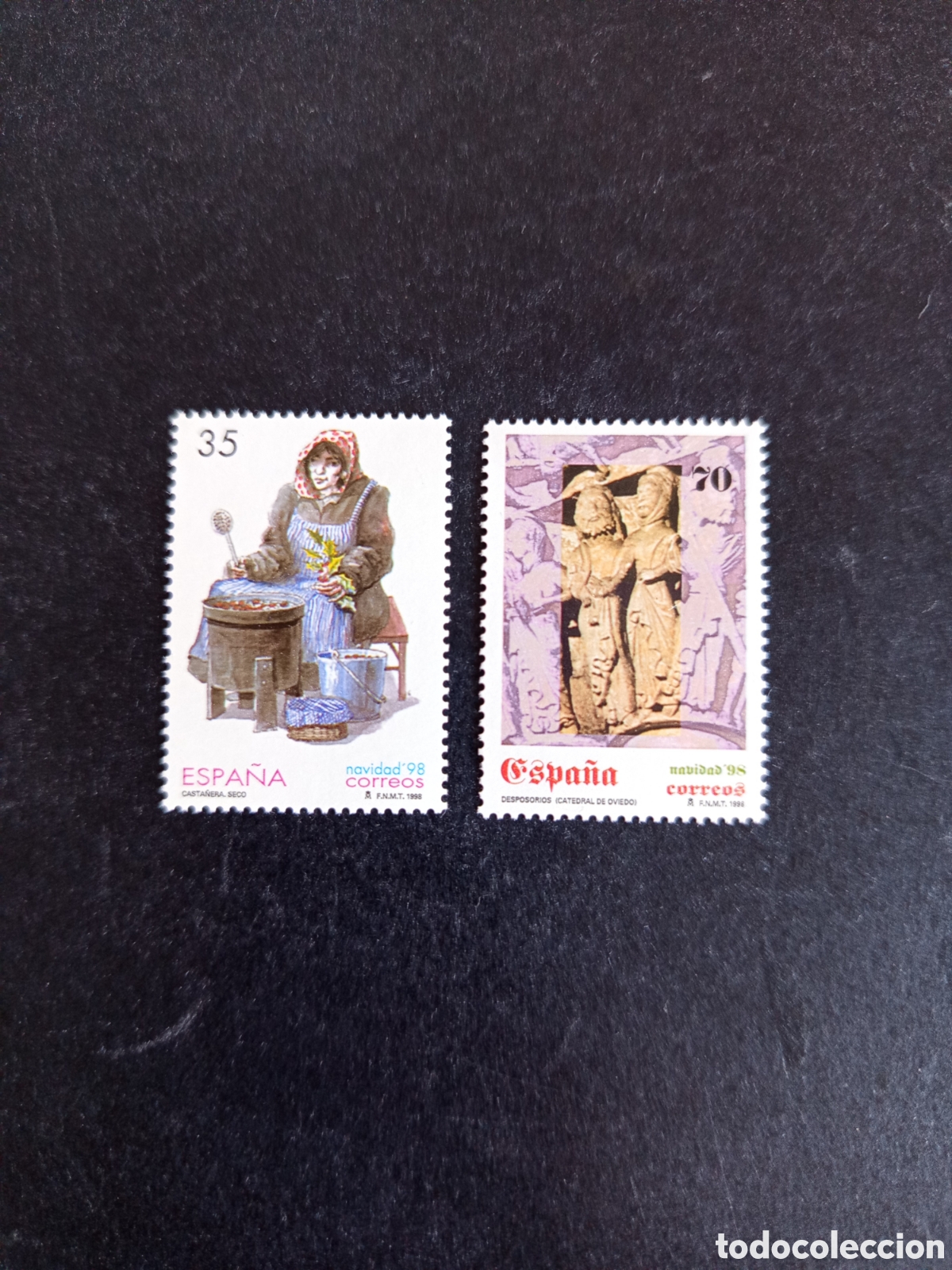 Sellos: Espa&ntilde;a, 1998. Navidad. Nuevos. Ed. 3596/7. Pedido m&iacute;nimo 3 &euro;. Ver fotos.El lote es el que se muestra