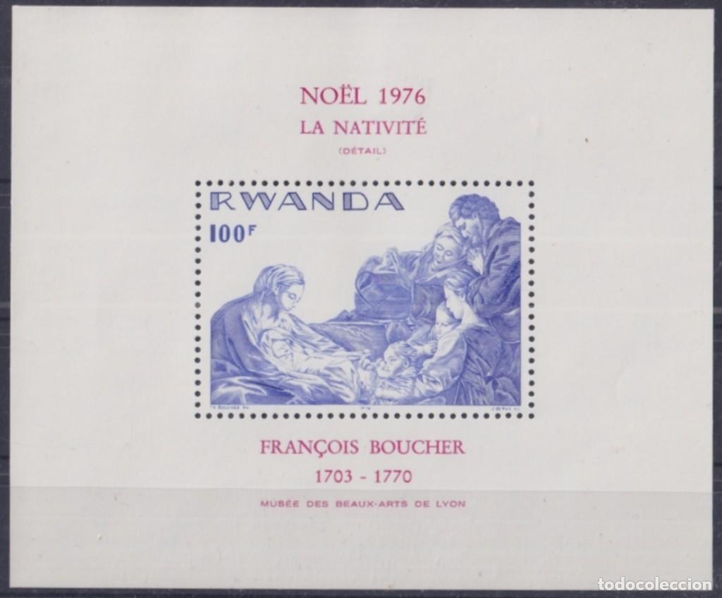 Sellos: F-EX63512 RWANDA MNH 1975 CHRISTMAS NAVIDAD ART PAINTING FRANCOIS BOUCHER.