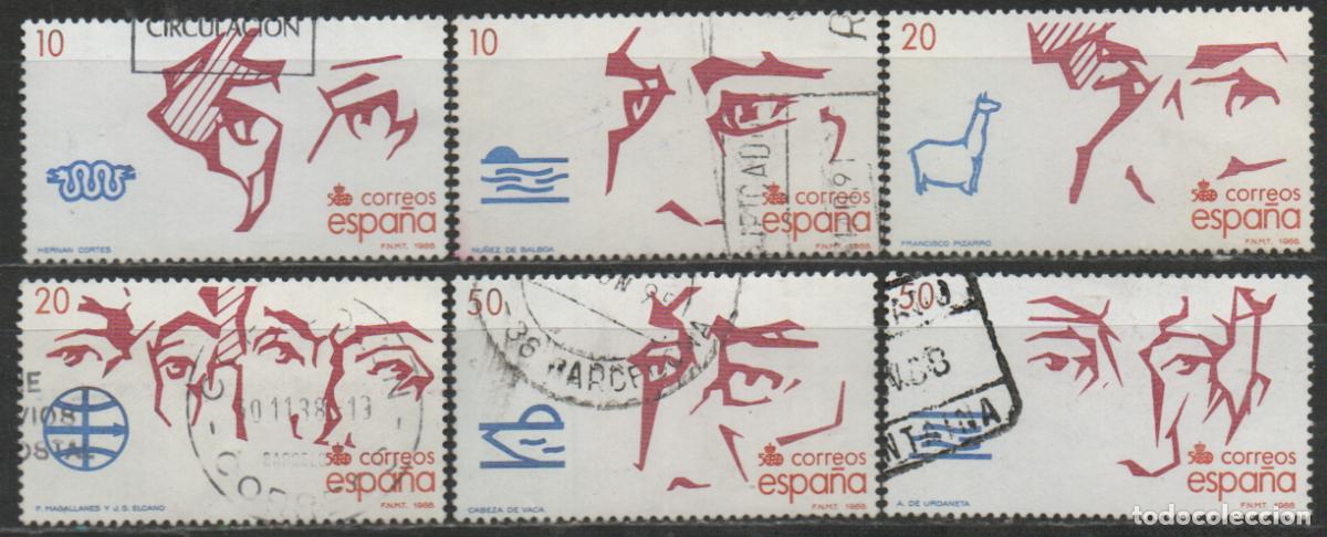 Sellos: EDIFIL 2969/74, USADO, SERIE COMPLETA