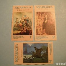 Sellos: NICARAGUA 1976 - INDEPENDENCIA AMERICANA 1776-1976.. Lote 228545770