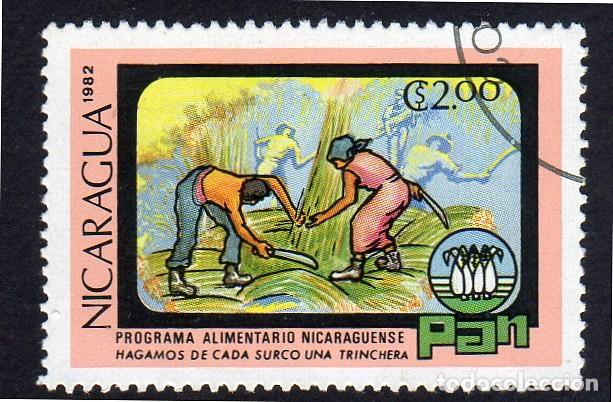 AMÉRICA. NICARAGUA,PROGRAMA ALIMENTARIO NICARAGÜENSE .YT1206. USADO SIN CHARNELA (Sellos - Extranjero - América - Nicaragua)