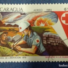 Sellos: NICARAGUA 1983. CRUZ ROJA. YT:NI 1026,. Lote 293522918