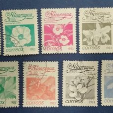 Sellos: NICARAGUA 1983. FLORES 1983. Lote 293523928
