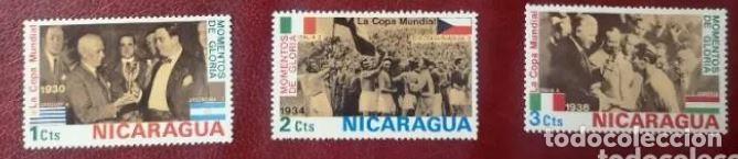 Sellos: NICARAGUA 1974 -LOTE 3 SELLOS NUEVOS FUTBOL - Foto 1 - 300885593