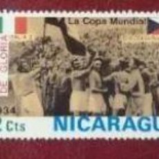 Sellos: NICARAGUA 1974 -LOTE 3 SELLOS NUEVOS FUTBOL. Lote 300885593
