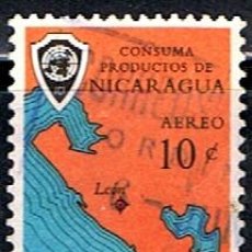 Sellos: NICARAGUA // YVERT 451 AEREO // 1961 ... USADO. Lote 307355358