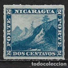 Sellos: NICARAGUA 1877/80* - VOLCÁN MOMOTOMBO ( SIN DENTAR ) - BK10
