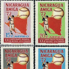 Sellos: 723257 HINGED NICARAGUA 1973 CAMPEONATOS DE BEISBOL AMATEUR