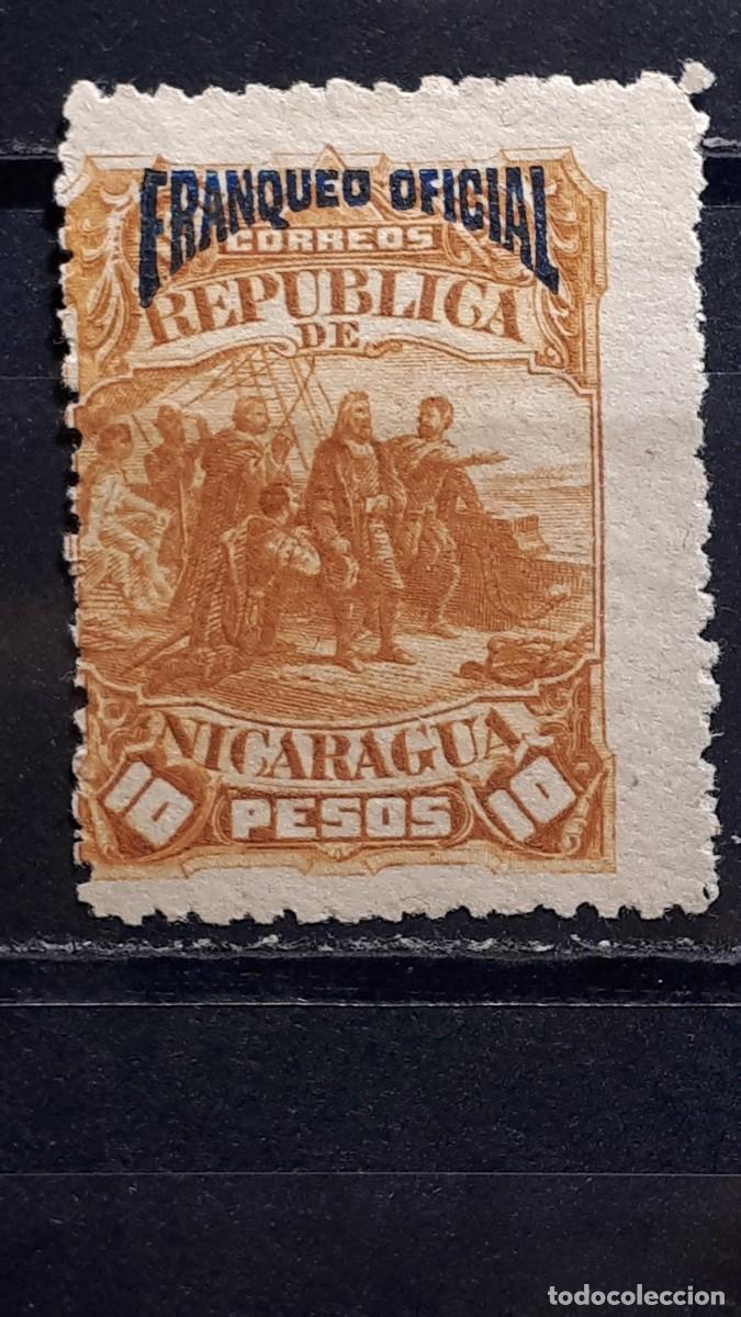 Sellos: NICARAGUA. A&Ntilde;O 1892. (*). YVERT servicios 24