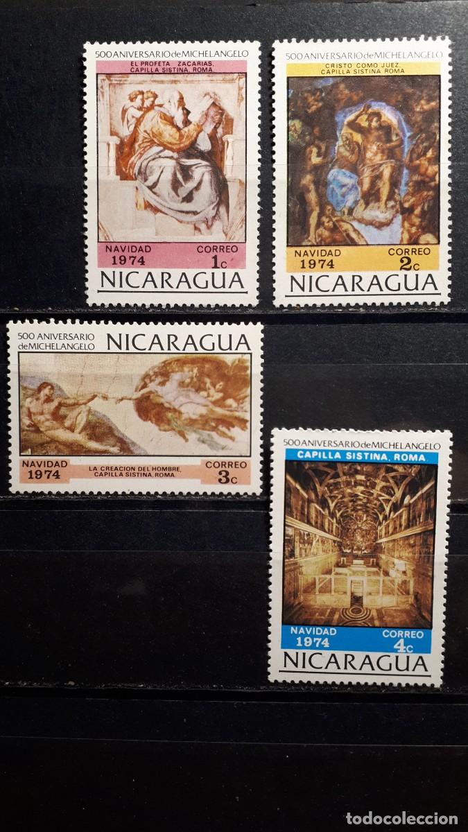 Sellos: NICARAGUA. A&Ntilde;O 1974. **/*. YVERT 983/6