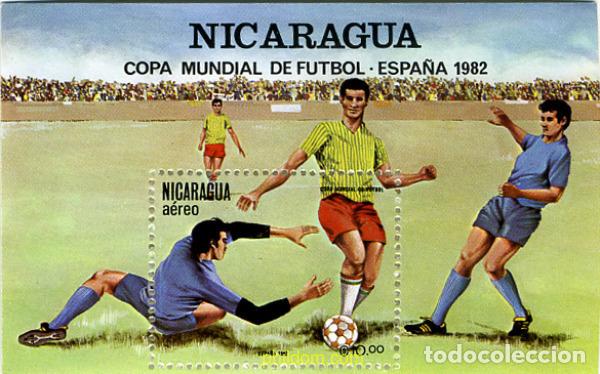 Sellos: 54282 MNH NICARAGUA 1982 COPA DEL MUNDO DE FUTBOL. ESPA&Ntilde;A-82