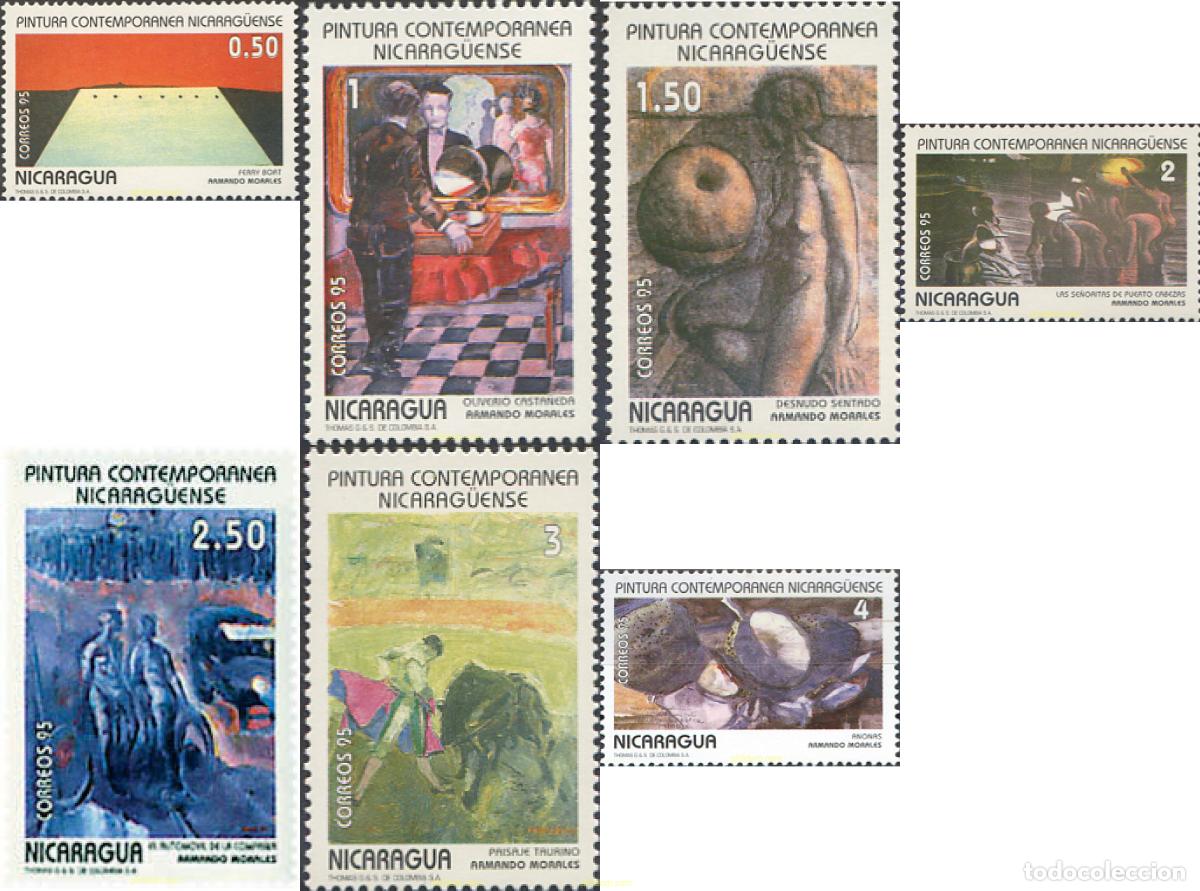 Sellos: 44868 MNH NICARAGUA 1995 PINTURAS