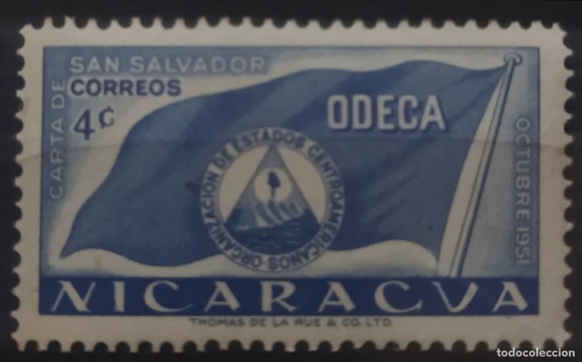 Sellos: NICARAGUA 1953 Organizaci&oacute;n de Estados Centroamericanos. NUEVO - MNH **