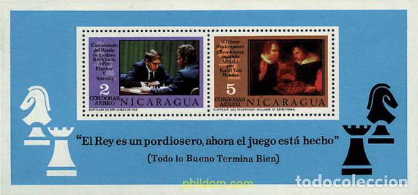 Selos: 30652 MNH NICARAGUA 1976 AJEDREZ