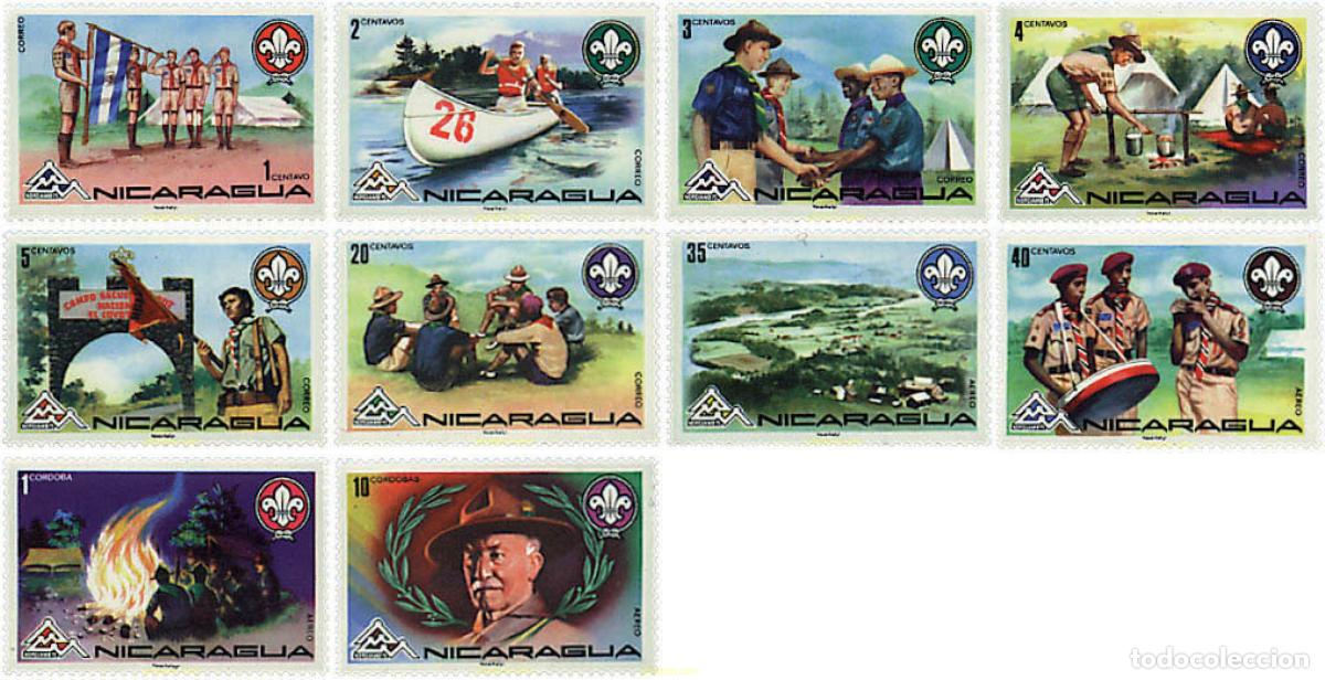 Sellos: 38799 MNH NICARAGUA 1975 14 JAMBOREE MUNDIAL EN NORUEGA