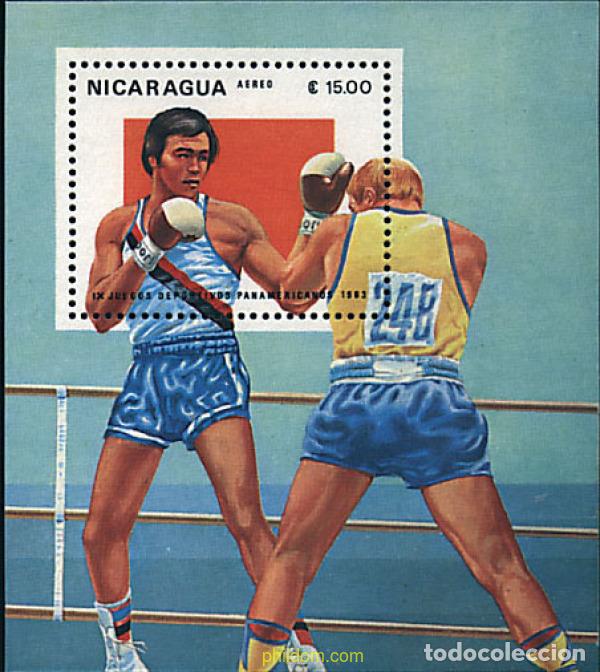 Sellos: 69709 MNH NICARAGUA 1983 9 JUEGOS DEPORTIVOS PANAMERICANOS