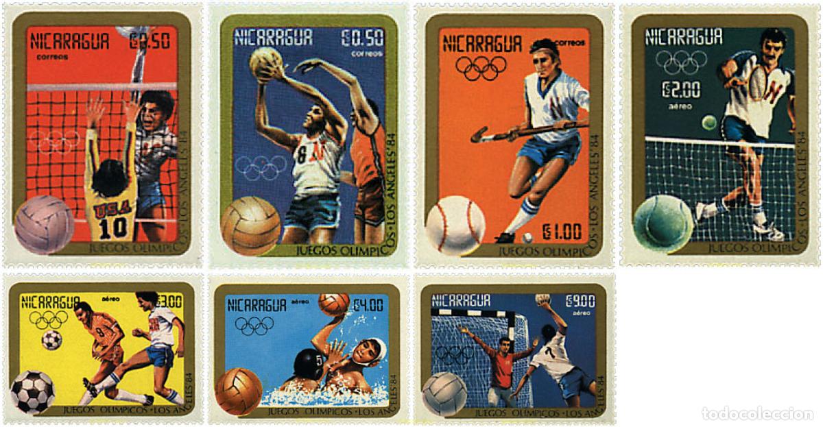 Sellos: 53948 MNH NICARAGUA 1984 23 JUEGOS OLIMPICOS VERANO LOS ANGELES 1984