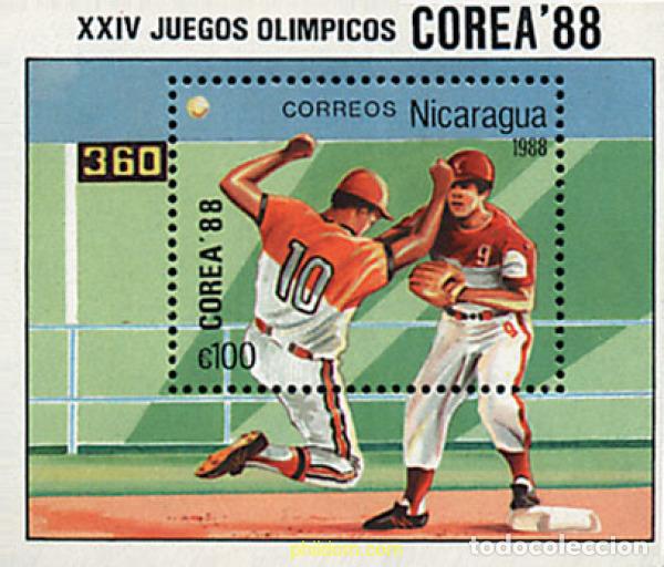 Selos: 68845 MNH NICARAGUA 1988 24 JUEGOS OLIMPICOS VERANO SEUL 1988