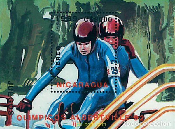 Selos: 71414 MNH NICARAGUA 1989 16 JUEGOS OLIMPICOS INVIERNO ALBERTVILLE 1992