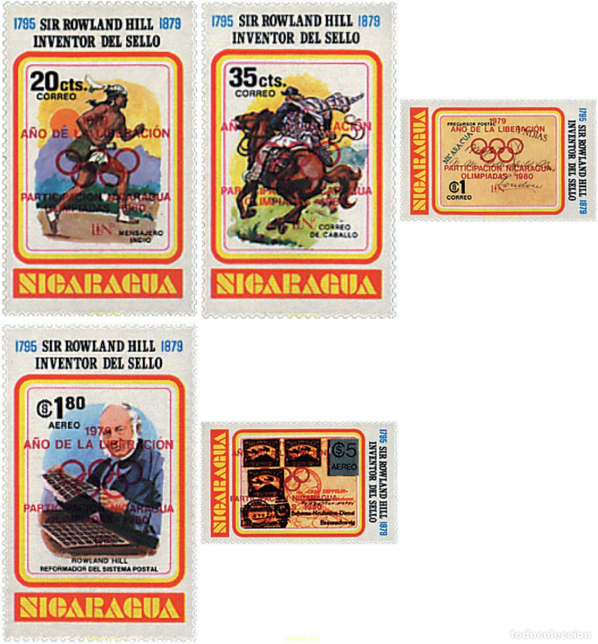 Selos: 675194 MNH NICARAGUA 1980 22 JUEGOS OLIMPICOS VERANO MOSCU 1980